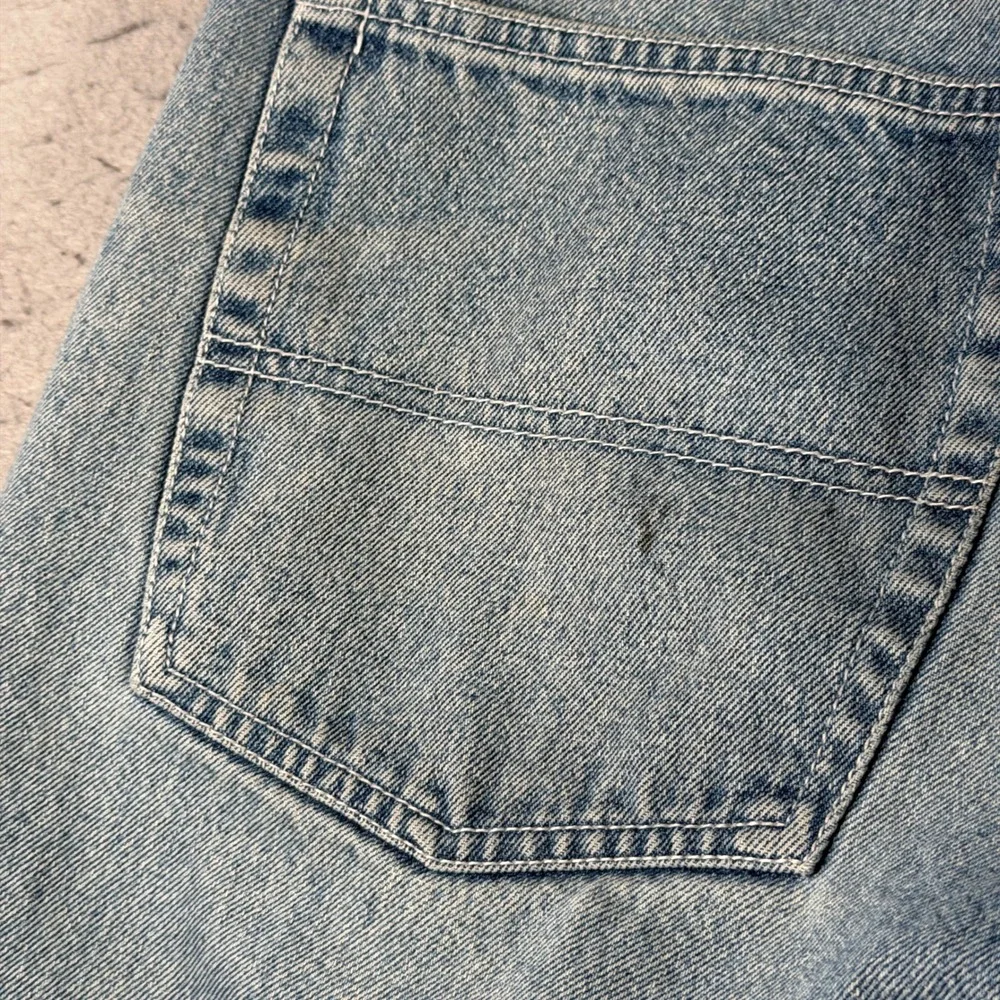 Vintage Southpole Baggy Jeans Mens 34 Light Wash Wide Leg Y2K Streetwear RN82628